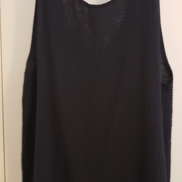 Black shorts jumpsuit cover up - Picture 5 of 5